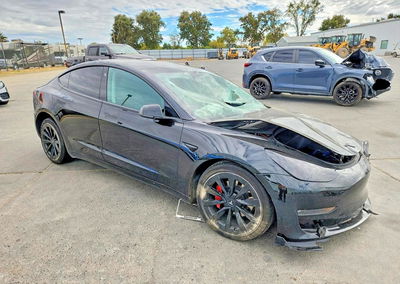 2022 Tesla Model 3, daño Frontal, Copart lote 67534476, foto 4 de 6