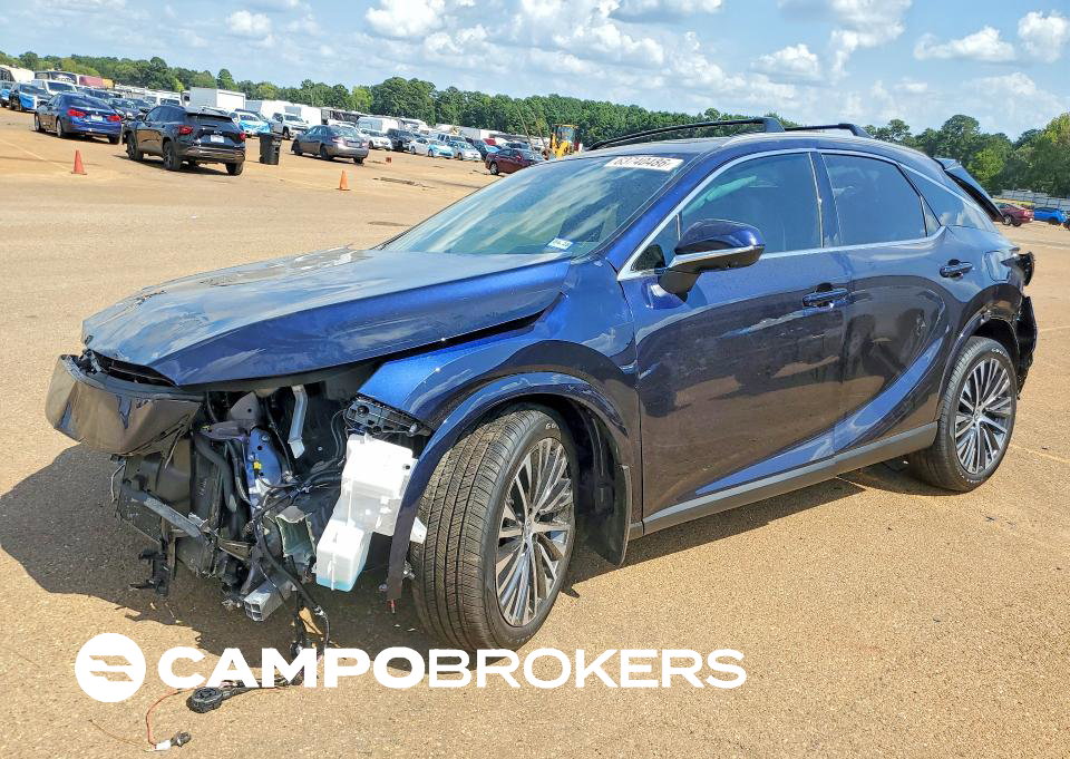 2026 Lexus Rx 350h Premium+, Rear End damage, Copart lot 63740486