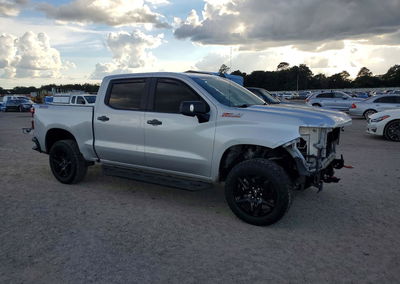 2022 Chevrolet Silverado K1500 Lt Trail Boss, Front End damage, Copart lot 68150966, photo 4 of 6