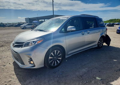 2019 Toyota Sienna Limited 7-passenger, uszkodzenie: Tył, Copart lot 66655466