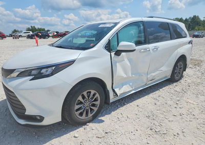 2025 Toyota Sienna Xle 7-passenger, daño Lateral, Copart lote 63588776