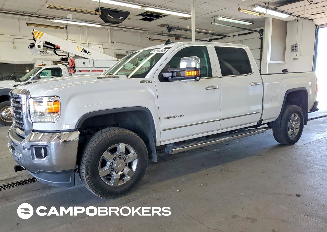 2019 Gmc Sierra K2500 Slt, пошкодження: Бік, Copart лот 65164566