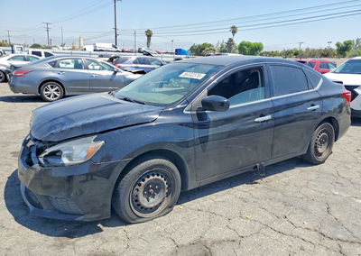 2019 Nissan Sentra S, daño Frontal, Copart lote 56332376