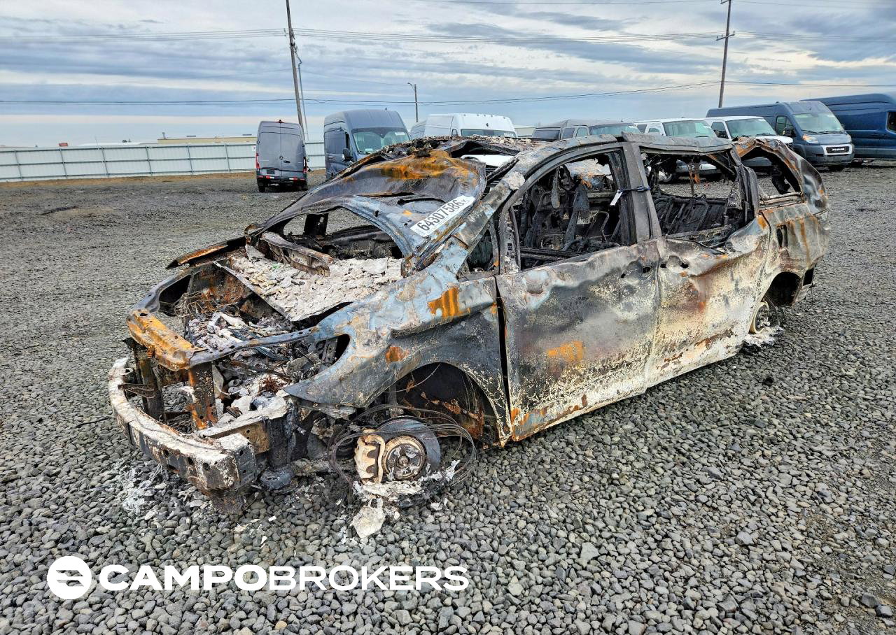 2020 Toyota Sienna Xle 7-passenger, daño Incendio, Copart lote 64307586