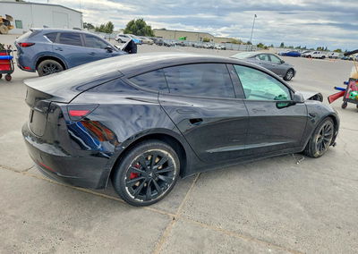 2022 Tesla Model 3, daño Frontal, Copart lote 67534476, foto 3 de 6