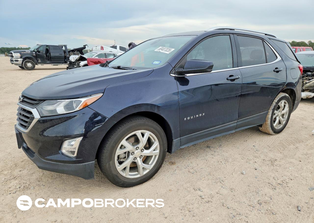 2020 Chevrolet Equinox Lt, daño Trasero, Copart lote 68407026