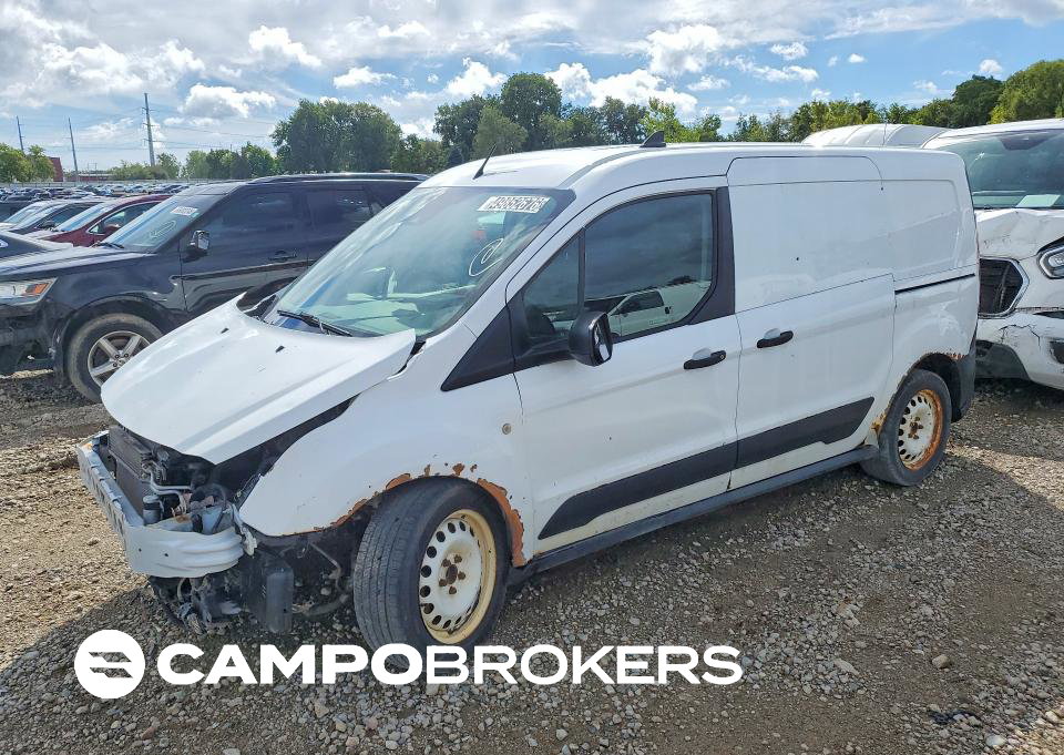 2020 Ford Transit Connect Xl Delivery Van, daño Frontal, Copart lote 49852676