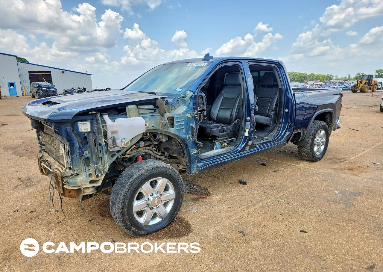 2020 Chevrolet Silverado K2500 Heavy Duty Ltz, daño Lateral, Copart lote 64056026