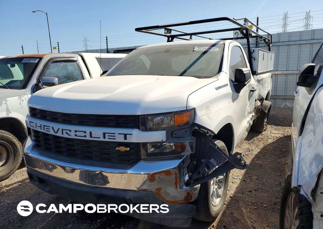 2020 Chevrolet Silverado C1500, uszkodzenie: Tył, Copart lot 52341856