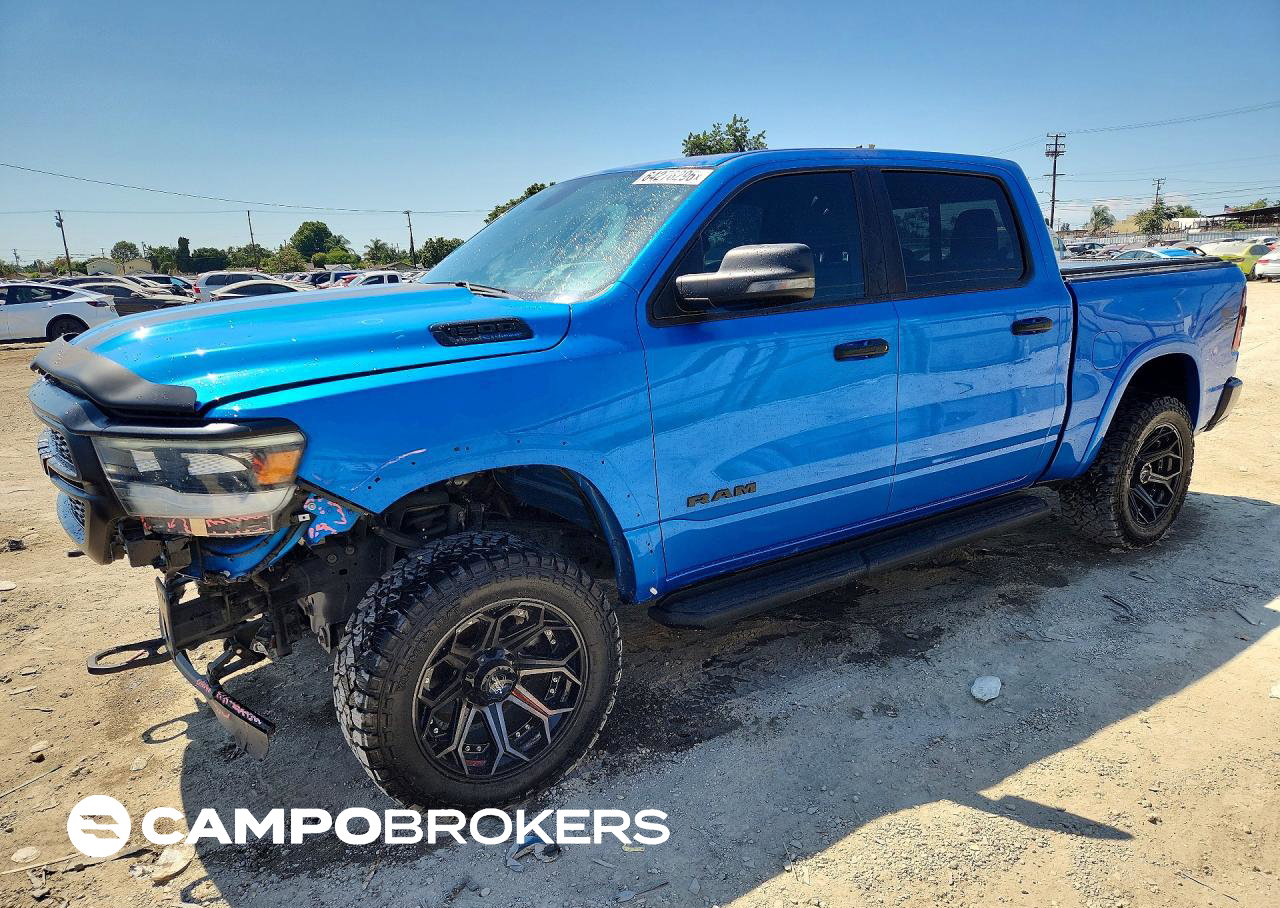 2023 Ram 1500 Big Horn/lone Star, daño Frontal, Copart lote 64276296