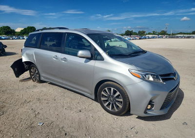 2019 Toyota Sienna Limited 7-passenger, uszkodzenie: Tył, Copart lot 66655466, zdjęcie 4 z 6