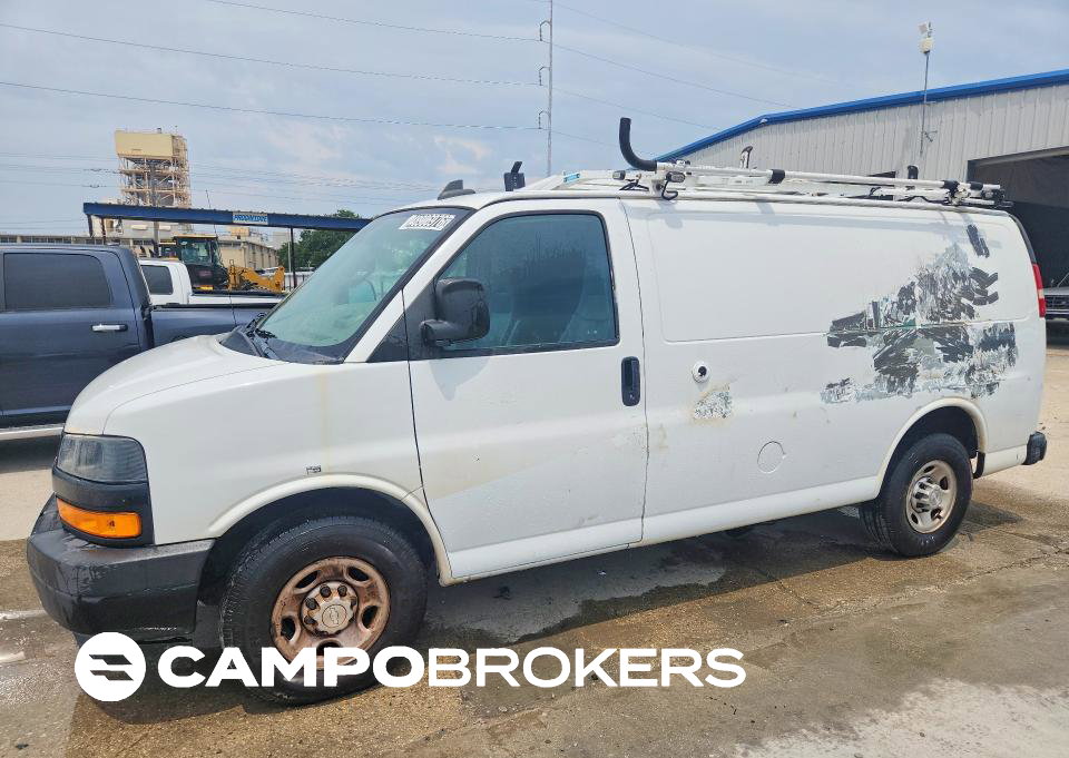 2019 Chevrolet Express Utility / Service Van, uszkodzenie: Drobne wgniecenia/zarysowania, Copart lot 48906976