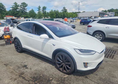 2020 Tesla Model X, пошкодження: Задня частина, Copart лот 59622486, фото 4 з 6
