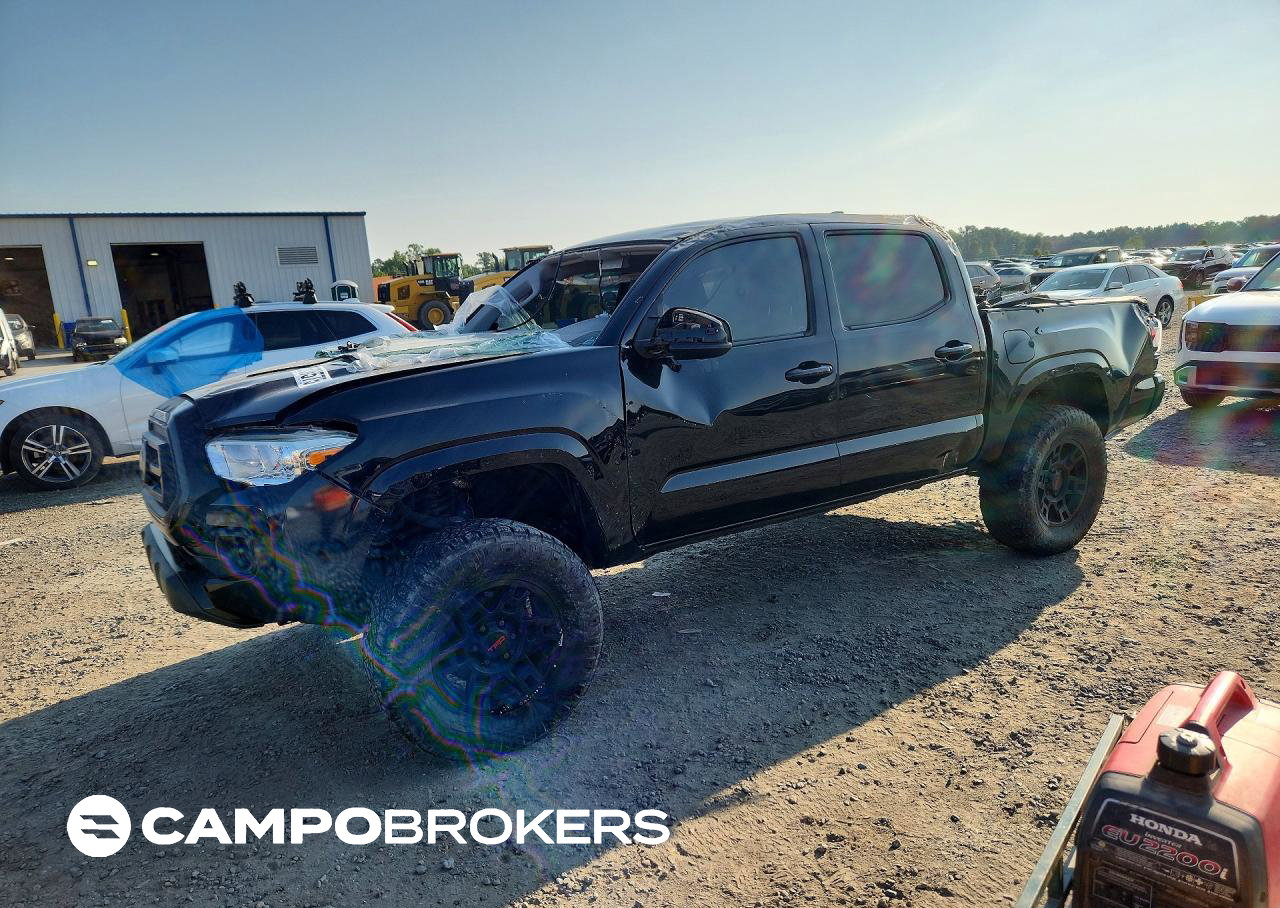 2020 Toyota Tacoma Sr V6, пошкодження: Бік, Copart лот 67365756