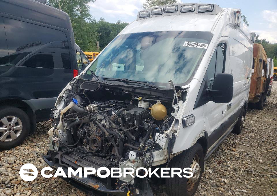 2021 Ford Transit T-350, daño Frontal, Copart lote 66005496