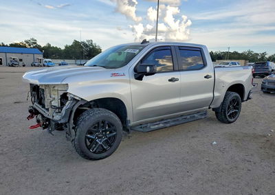 2022 Chevrolet Silverado K1500 Lt Trail Boss, Front End damage, Copart lot 68150966