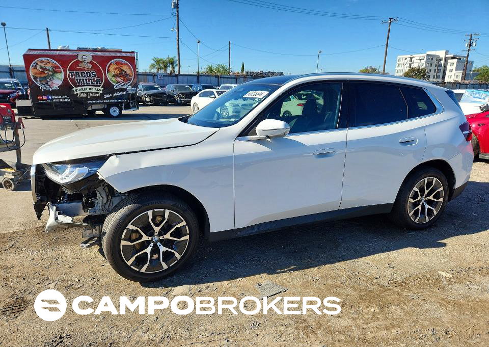 2026 Bmw X3 30 Xdrive, daño Frontal, Copart lote 68393846