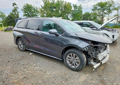 2025 Toyota Sienna Xle 8-passenger, daño Frontal, Copart lote 68401416, foto 4 de 6