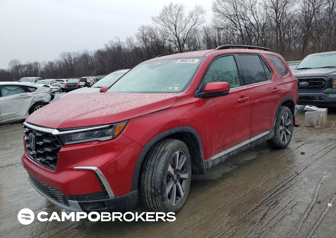 2023 Honda Pilot Touring, uszkodzenie: Przód, Copart lot 99932125