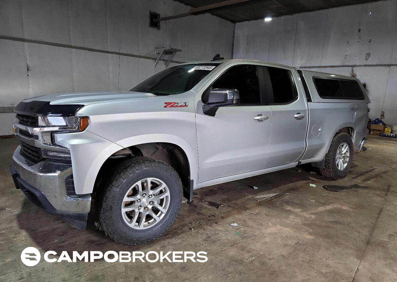 2019 Chevrolet Silverado K1500 Lt, daño Trasero, Copart lote 65273546