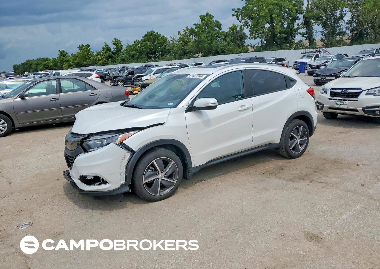2022 Honda Hr-v Ex, daño Frontal, Copart lote 64833946