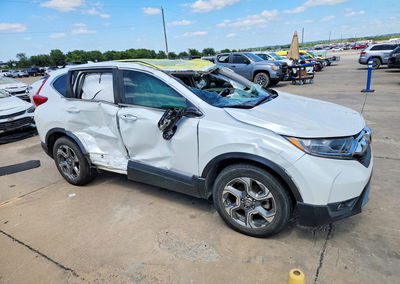 2019 Honda Cr-v Exl, daño Lateral, Copart lote 57547646, foto 4 de 13