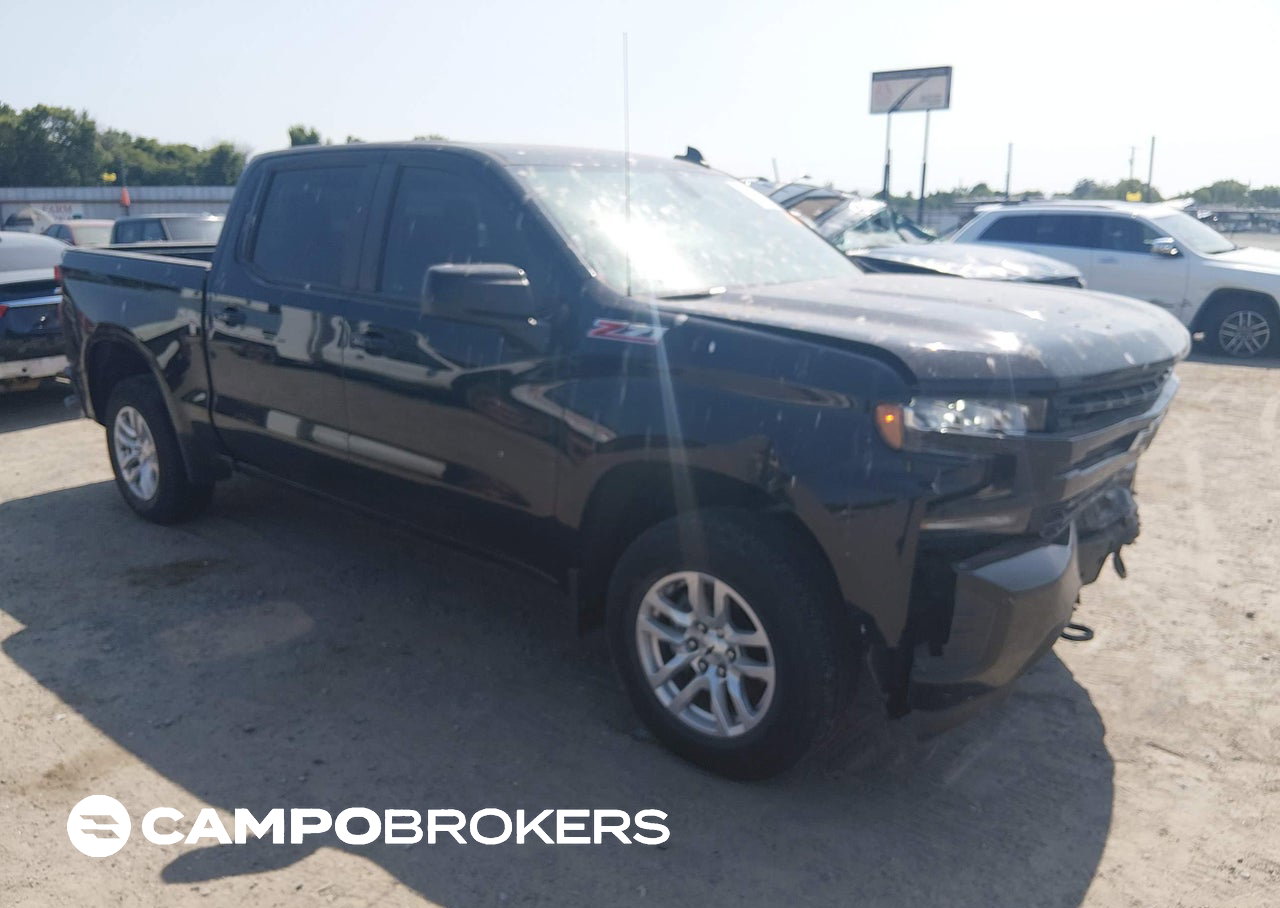 2022 Chevrolet Silverado 1500 Ltd 4wd  Short Bed Rst, uszkodzenie: Przód, Iaai lot 45681683