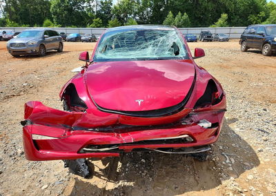 2025 Tesla Model Y, Front End damage, Copart lot 63927666, photo 5 of 15