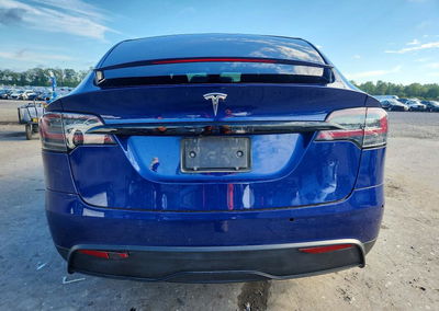2022 Tesla Model X, daño Frontal, Copart lote 64312936, foto 6 de 13
