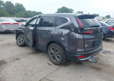 2022 Honda Cr-v Awd Ex-l, пошкодження: Лівий бік, Iaai лот 45794135, фото 3 з 16