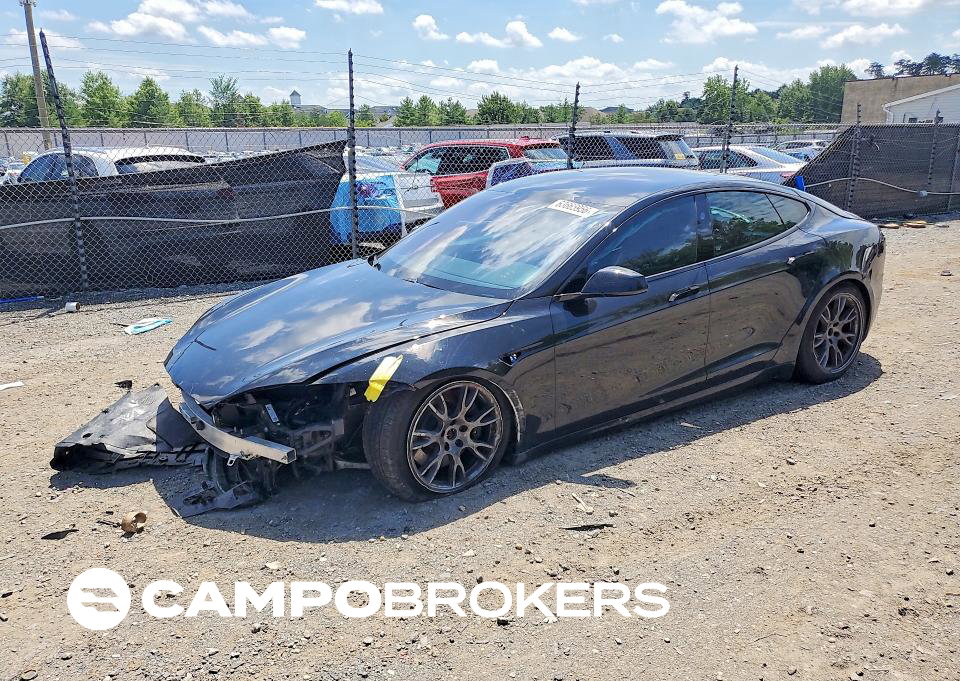 2023 Tesla Model S, uszkodzenie: Przód, Copart lot 63665956