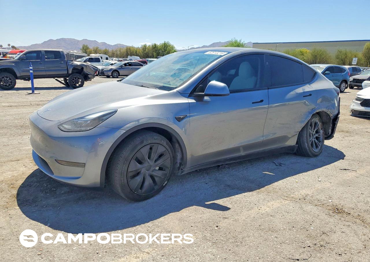 2025 Tesla Model Y, uszkodzenie: Tył, Copart lot 62813216