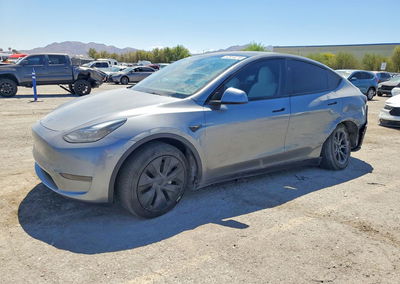 2025 Tesla Model Y, Rear End damage, Copart lot 62813216