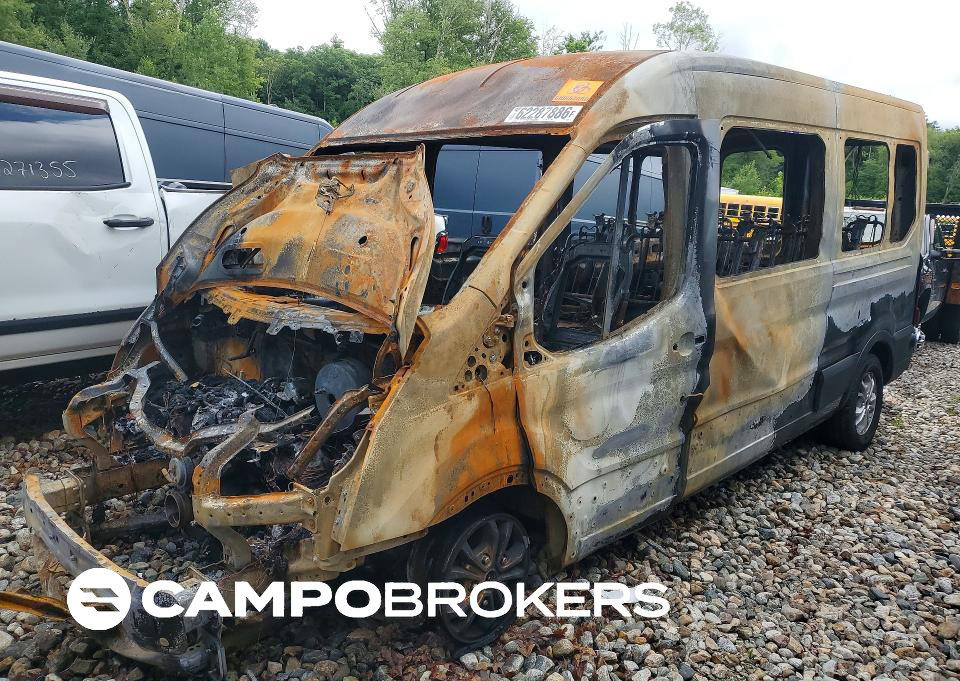 2026 Ford Transit T-350, Burn damage, Copart lot 62287886