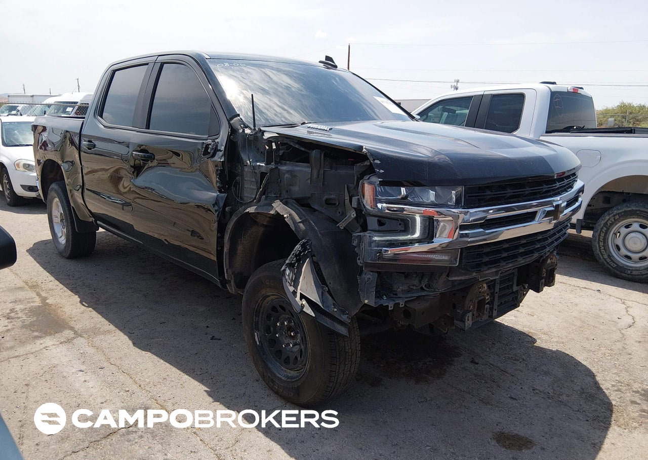 2021 Chevrolet Silverado 1500 4wd  Short Bed Lt, daño Left & Right Side, Iaai lote 45767938