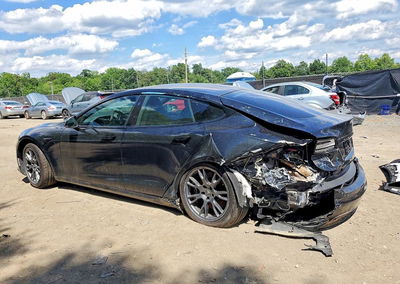 2022 Tesla Model S, uszkodzenie: Tył, Copart lot 57740926, zdjęcie 2 z 12