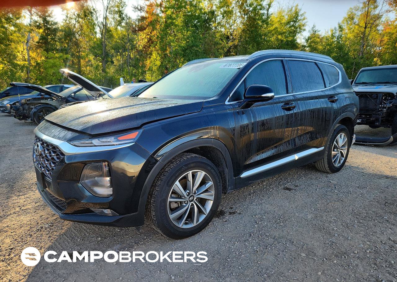 2020 Hyundai Santa Fe Sel, uszkodzenie: Tył, Copart lot 67877706