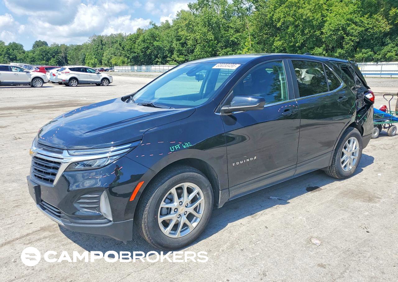 2024 Chevrolet Equinox Lt, daño Trasero, Copart lote 65030456