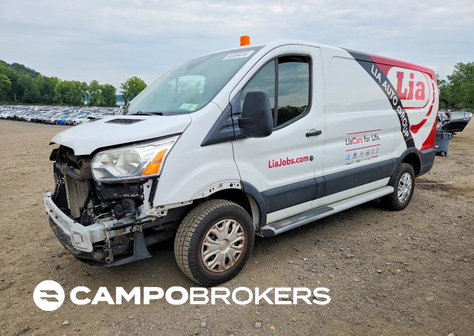 2019 Ford Transit T-250, Front End damage, Copart lot 65989416