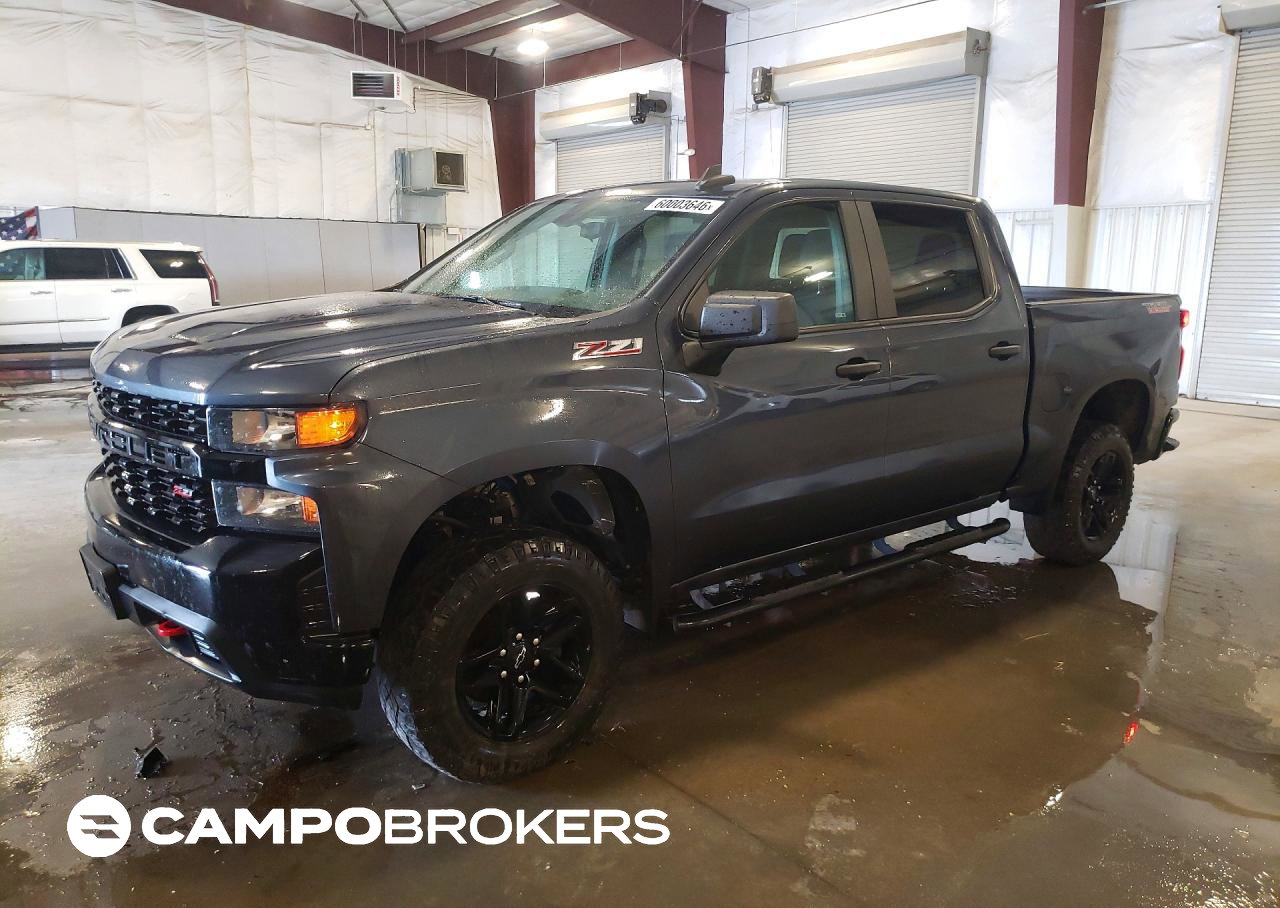 2021 Chevrolet Silverado K1500 Trail Boss Custom, daño Mecánico, Copart lote 60003646