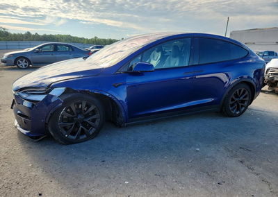 2022 Tesla Model X, daño Frontal, Copart lote 64312936