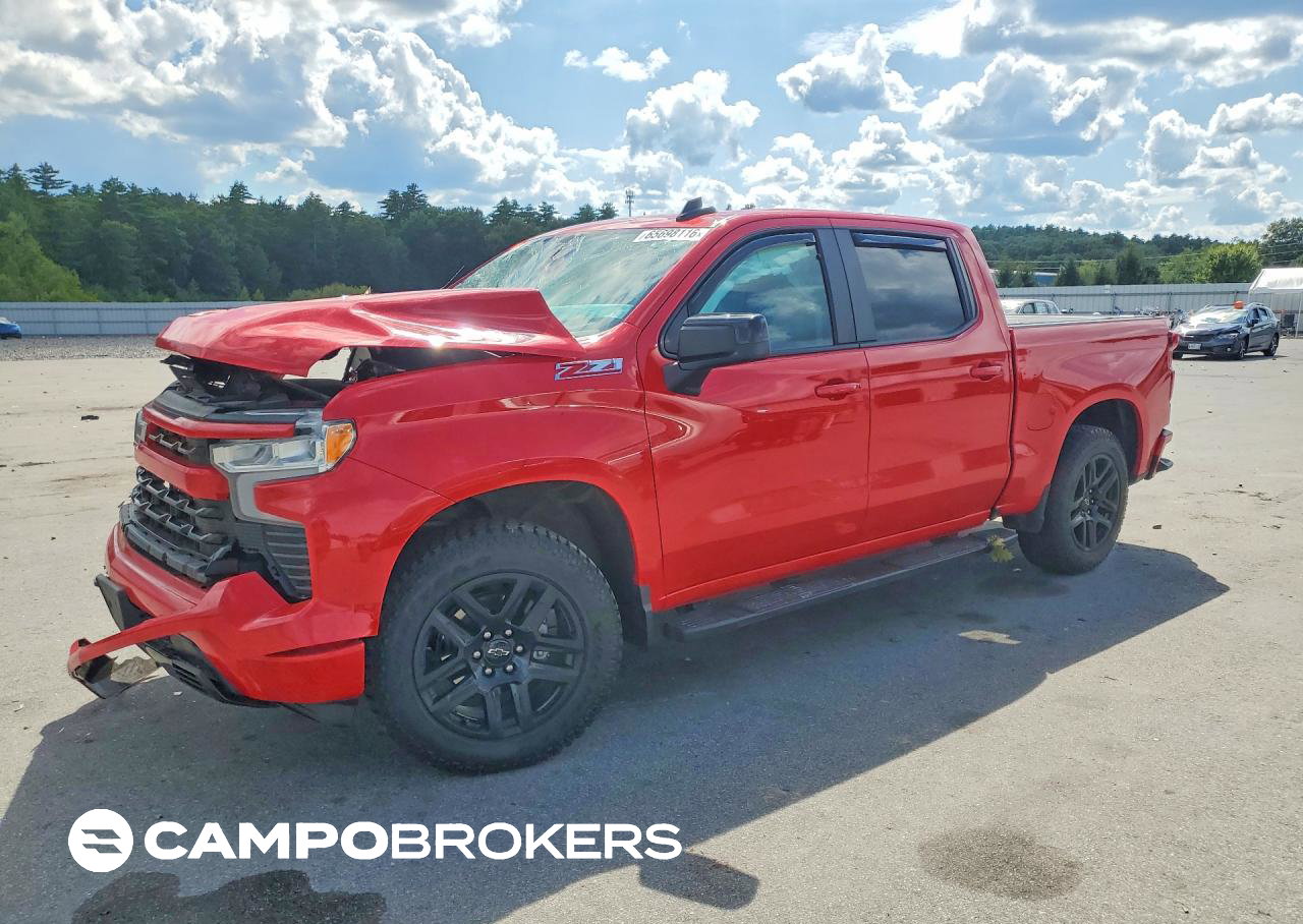 2022 Chevrolet Silverado K1500 Rst, daño Frontal, Copart lote 65698116