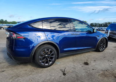 2022 Tesla Model X, daño Frontal, Copart lote 64312936, foto 3 de 13