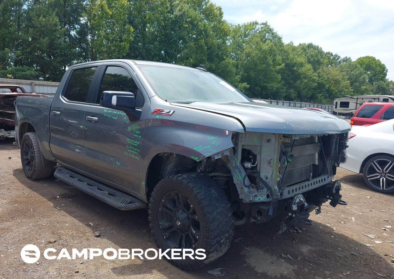 2020 Chevrolet Silverado 1500 4wd  Short Bed Rst, uszkodzenie: Przód, Iaai lot 45928212