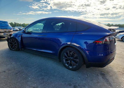 2022 Tesla Model X, daño Frontal, Copart lote 64312936, foto 2 de 13