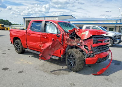 2022 Chevrolet Silverado K1500 Rst, daño Frontal, Copart lote 65698116, foto 4 de 6