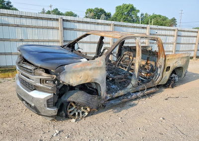 2021 Chevrolet Silverado K1500 Lt, daño Incendio, Copart lote 61835996, foto 1 de 6