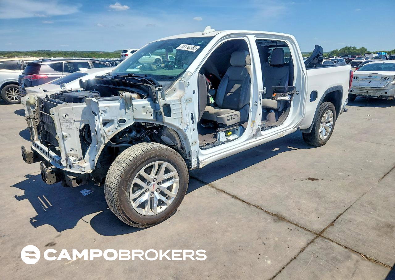 2020 Gmc Sierra C1500 Slt, daño Desvalijado, Copart lote 63110256