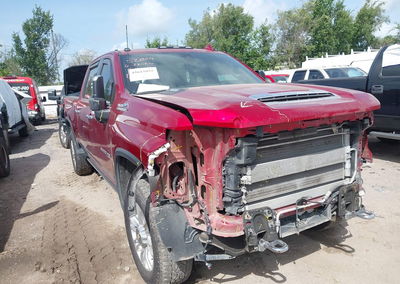 2021 Chevrolet Silverado 3500hd 4wd  Standard Bed High Country, Front End damage, Iaai lot 45615955