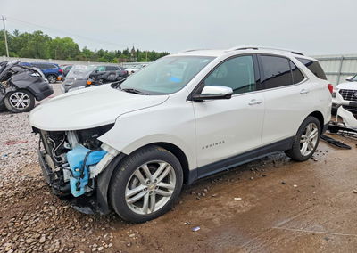 2019 Chevrolet Equinox Premier, Front End damage, Copart lot 64325226